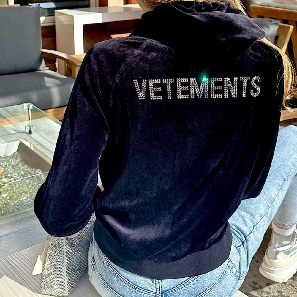 Vetements Crystal Hoodie